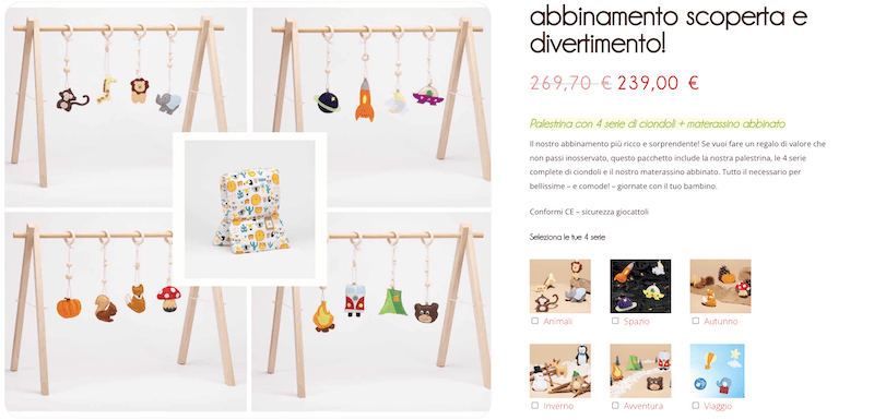 Cherieswood abbinamento regalo scoperta e divertimento 