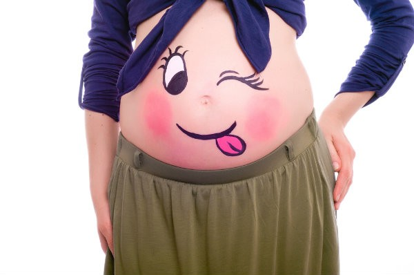 belly painting