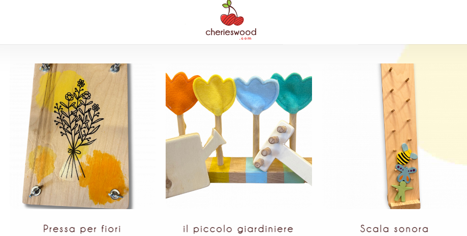 I nuovi giochi in legno Cherieswood